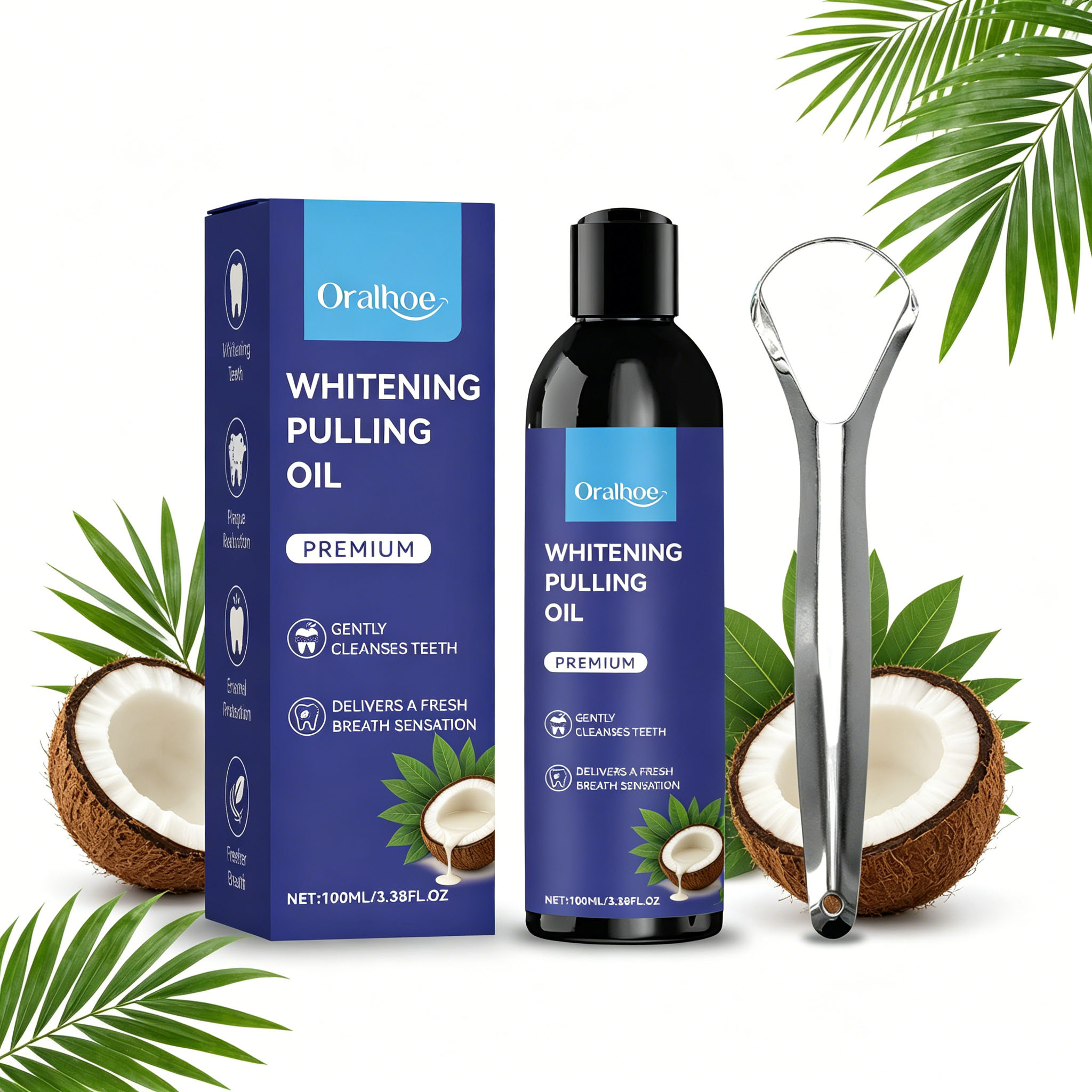 Coconut Oil Pull - Ополаскиватель для рта с кокосом и