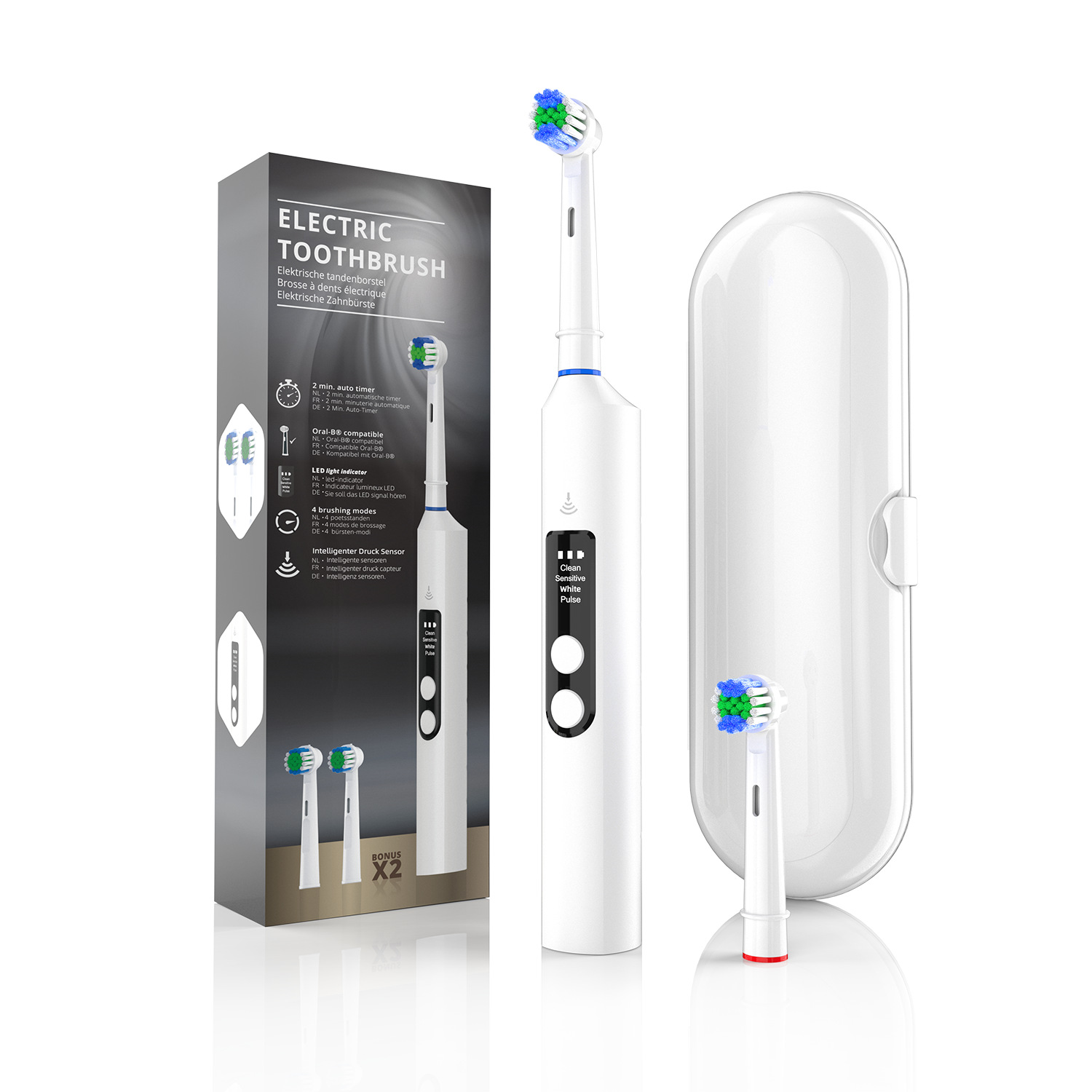 Беспроводная перезаряжаемая по – обзор и цена Electric Toothbrush Sonic