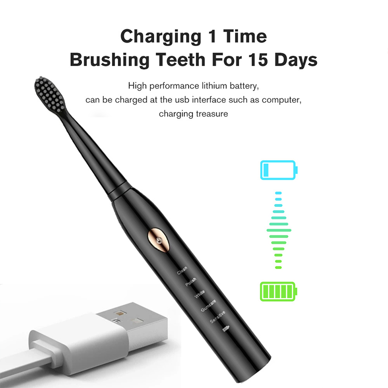 Электрическая зубная щетка с 5 – обзор и цена Electric Toothbrush Sonic