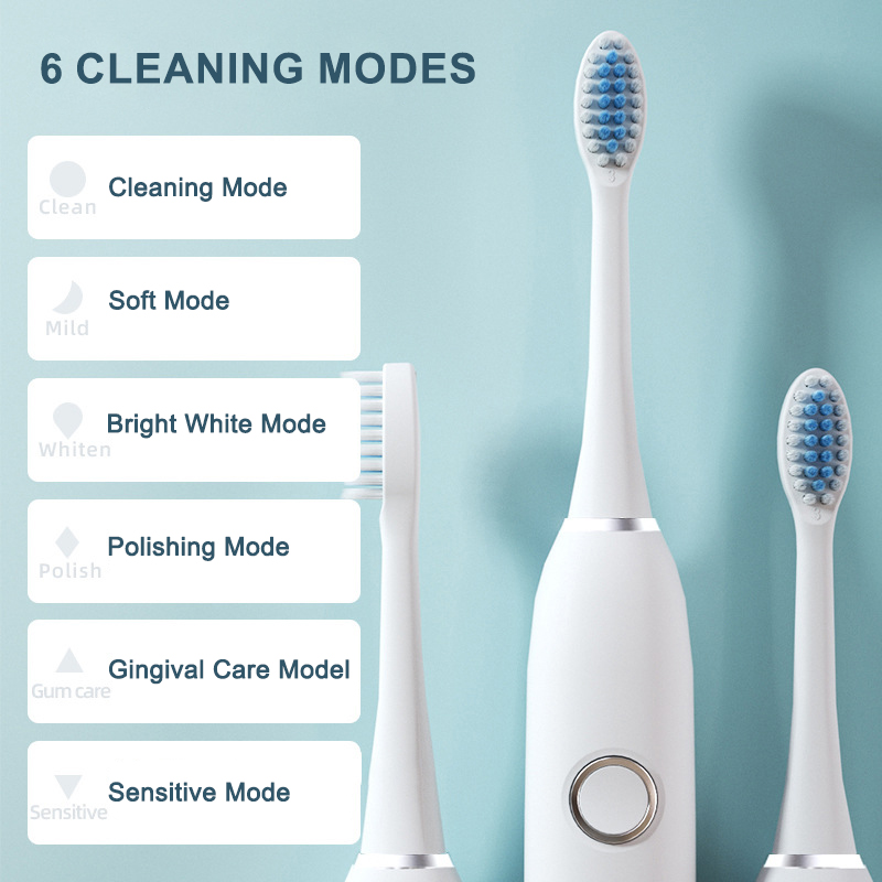 6-режимная электрическая звуко – обзор и цена Electric Toothbrush Sonic