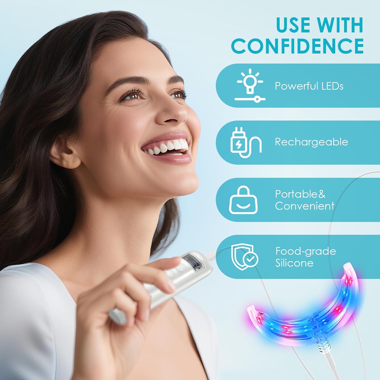 Ускоритель отбеливания зубов с – обзор и цена Teeth Whitening For Trays