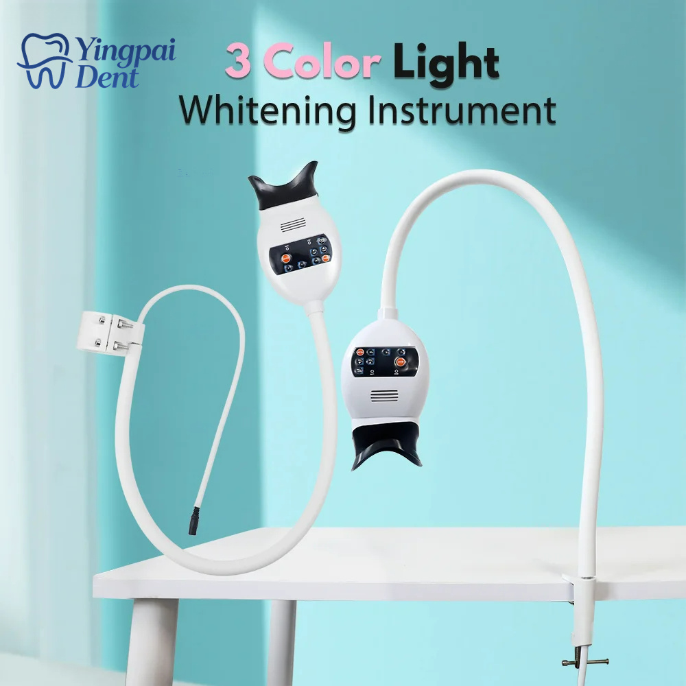 Регулируемая 3-цветная LED-лам – обзор и цена Teeth Whitening With Led Light